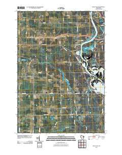 Rocky Run Wisconsin Historical topographic map, 1:24000 scale, 7.5 X 7.5 Minute, Year 2010