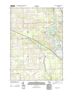 Rocky Run Wisconsin Historical topographic map, 1:24000 scale, 7.5 X 7.5 Minute, Year 2013