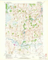 Rome Wisconsin Historical topographic map, 1:24000 scale, 7.5 X 7.5 Minute, Year 1960