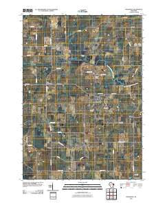Rosendale Wisconsin Historical topographic map, 1:24000 scale, 7.5 X 7.5 Minute, Year 2010