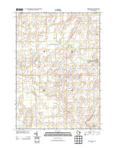 Rosendale Wisconsin Historical topographic map, 1:24000 scale, 7.5 X 7.5 Minute, Year 2013
