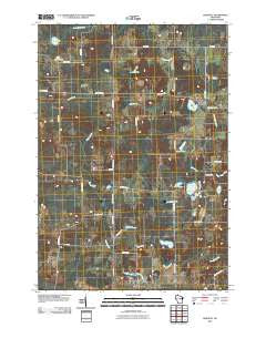Rosholt Wisconsin Historical topographic map, 1:24000 scale, 7.5 X 7.5 Minute, Year 2010