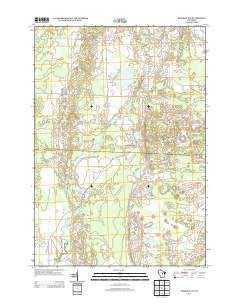 Rosholt NW Wisconsin Historical topographic map, 1:24000 scale, 7.5 X 7.5 Minute, Year 2013