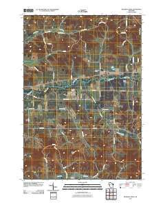 Rossman Creek Wisconsin Historical topographic map, 1:24000 scale, 7.5 X 7.5 Minute, Year 2010