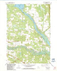 Round Bluff Wisconsin Historical topographic map, 1:24000 scale, 7.5 X 7.5 Minute, Year 1983