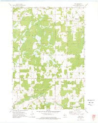 Ruby Wisconsin Historical topographic map, 1:24000 scale, 7.5 X 7.5 Minute, Year 1973