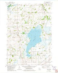 Rush Lake Wisconsin Historical topographic map, 1:24000 scale, 7.5 X 7.5 Minute, Year 1980