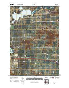 Rusk Wisconsin Historical topographic map, 1:24000 scale, 7.5 X 7.5 Minute, Year 2010