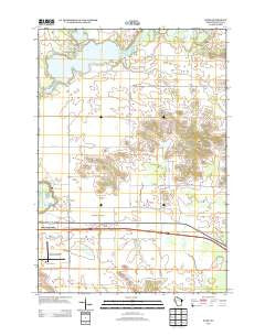 Rusk Wisconsin Historical topographic map, 1:24000 scale, 7.5 X 7.5 Minute, Year 2013
