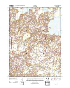 Rutland Wisconsin Historical topographic map, 1:24000 scale, 7.5 X 7.5 Minute, Year 2013