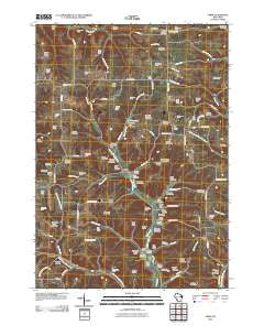 Sabin Wisconsin Historical topographic map, 1:24000 scale, 7.5 X 7.5 Minute, Year 2010