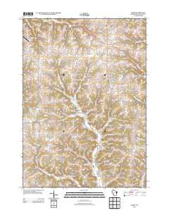 Sabin Wisconsin Historical topographic map, 1:24000 scale, 7.5 X 7.5 Minute, Year 2013