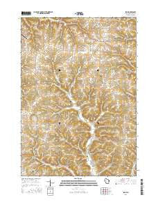 Sabin Wisconsin Current topographic map, 1:24000 scale, 7.5 X 7.5 Minute, Year 2016