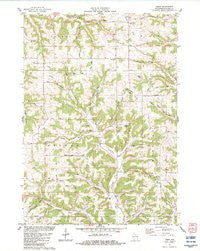 Sabin Wisconsin Historical topographic map, 1:24000 scale, 7.5 X 7.5 Minute, Year 1983
