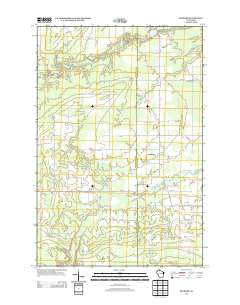 Sanborn Wisconsin Historical topographic map, 1:24000 scale, 7.5 X 7.5 Minute, Year 2013