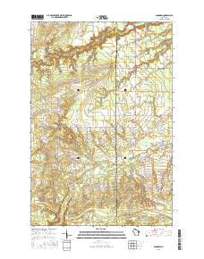 Sanborn Wisconsin Current topographic map, 1:24000 scale, 7.5 X 7.5 Minute, Year 2015