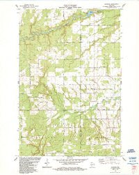 Sanborn Wisconsin Historical topographic map, 1:24000 scale, 7.5 X 7.5 Minute, Year 1984