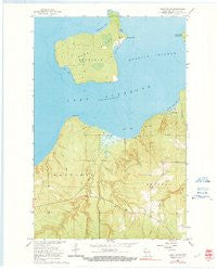 Sand Island Wisconsin Historical topographic map, 1:24000 scale, 7.5 X 7.5 Minute, Year 1964