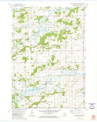 Sand Spring Creek Wisconsin Historical topographic map, 1:24000 scale, 7.5 X 7.5 Minute, Year 1980