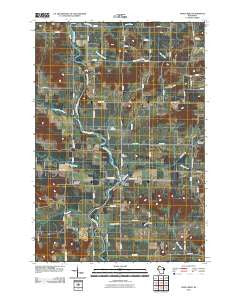 Sand Creek Wisconsin Historical topographic map, 1:24000 scale, 7.5 X 7.5 Minute, Year 2010