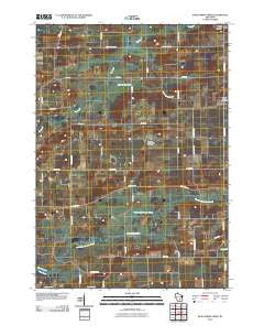 Sand Spring Creek Wisconsin Historical topographic map, 1:24000 scale, 7.5 X 7.5 Minute, Year 2010
