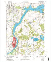 Sauk City Wisconsin Historical topographic map, 1:24000 scale, 7.5 X 7.5 Minute, Year 1975