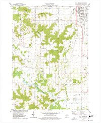 Sauk Prairie Wisconsin Historical topographic map, 1:24000 scale, 7.5 X 7.5 Minute, Year 1975