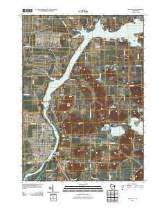 Sauk City Wisconsin Historical topographic map, 1:24000 scale, 7.5 X 7.5 Minute, Year 2010