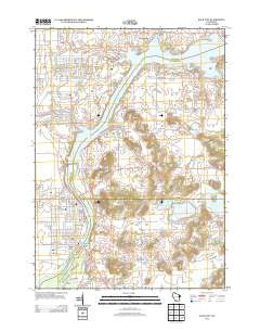 Sauk City Wisconsin Historical topographic map, 1:24000 scale, 7.5 X 7.5 Minute, Year 2013