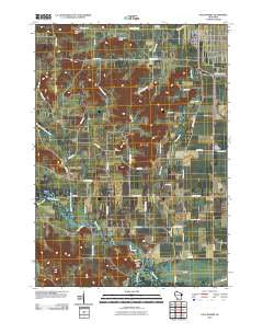 Sauk Prairie Wisconsin Historical topographic map, 1:24000 scale, 7.5 X 7.5 Minute, Year 2010