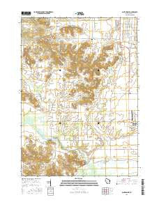 Sauk Prairie Wisconsin Current topographic map, 1:24000 scale, 7.5 X 7.5 Minute, Year 2016