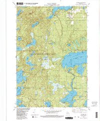 Sayner Wisconsin Historical topographic map, 1:24000 scale, 7.5 X 7.5 Minute, Year 1982