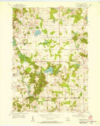School Hill Wisconsin Historical topographic map, 1:24000 scale, 7.5 X 7.5 Minute, Year 1954