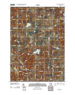 School Hill Wisconsin Historical topographic map, 1:24000 scale, 7.5 X 7.5 Minute, Year 2010
