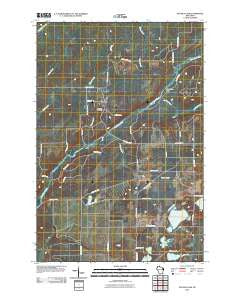 Scovils Lake Wisconsin Historical topographic map, 1:24000 scale, 7.5 X 7.5 Minute, Year 2010