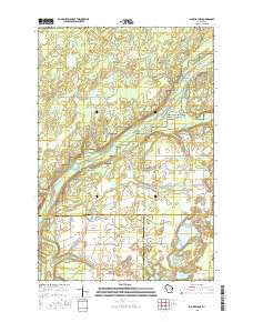 Scovils Lake Wisconsin Current topographic map, 1:24000 scale, 7.5 X 7.5 Minute, Year 2015
