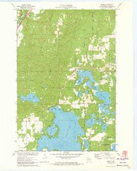 Seeley Wisconsin Historical topographic map, 1:24000 scale, 7.5 X 7.5 Minute, Year 1971