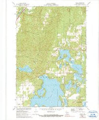 Seeley Wisconsin Historical topographic map, 1:24000 scale, 7.5 X 7.5 Minute, Year 1971