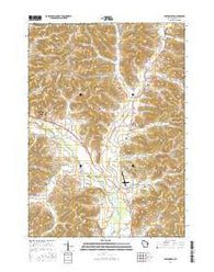 Sextonville Wisconsin Current topographic map, 1:24000 scale, 7.5 X 7.5 Minute, Year 2016