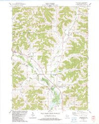 Sextonville Wisconsin Historical topographic map, 1:24000 scale, 7.5 X 7.5 Minute, Year 1983