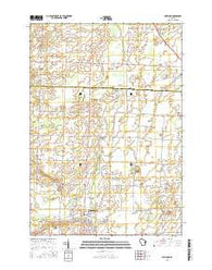 Seymour Wisconsin Current topographic map, 1:24000 scale, 7.5 X 7.5 Minute, Year 2016
