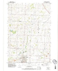 Seymour Wisconsin Historical topographic map, 1:24000 scale, 7.5 X 7.5 Minute, Year 1992