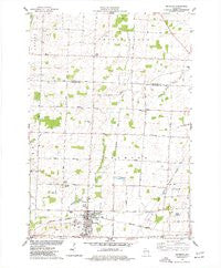Seymour Wisconsin Historical topographic map, 1:24000 scale, 7.5 X 7.5 Minute, Year 1974