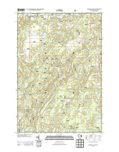 Shadow Lake Wisconsin Historical topographic map, 1:24000 scale, 7.5 X 7.5 Minute, Year 2013