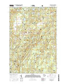 Shadow Lake Wisconsin Current topographic map, 1:24000 scale, 7.5 X 7.5 Minute, Year 2015