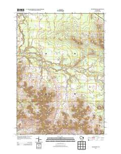 Shamrock Wisconsin Historical topographic map, 1:24000 scale, 7.5 X 7.5 Minute, Year 2013