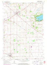 Sharon Wisconsin Historical topographic map, 1:24000 scale, 7.5 X 7.5 Minute, Year 1960