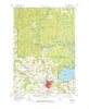 Shawano Wisconsin Historical topographic map, 1:62500 scale, 15 X 15 Minute, Year 1964