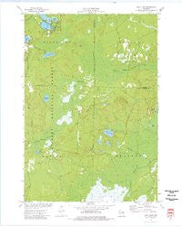 Shay Lake Wisconsin Historical topographic map, 1:24000 scale, 7.5 X 7.5 Minute, Year 1973