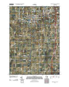 Sheboygan Falls Wisconsin Historical topographic map, 1:24000 scale, 7.5 X 7.5 Minute, Year 2010
